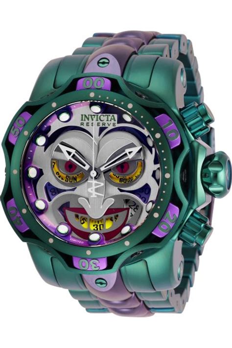 invicta joker watch replica|Invicta 30124 Reserve DC Comics Joker 52mm Men's Watch .